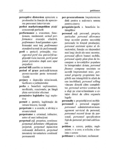 Dicționar englez-român/român-englez de termeni economici și juridici
