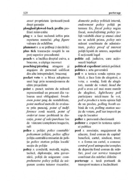 Dicționar englez-român/român-englez de termeni economici și juridici
