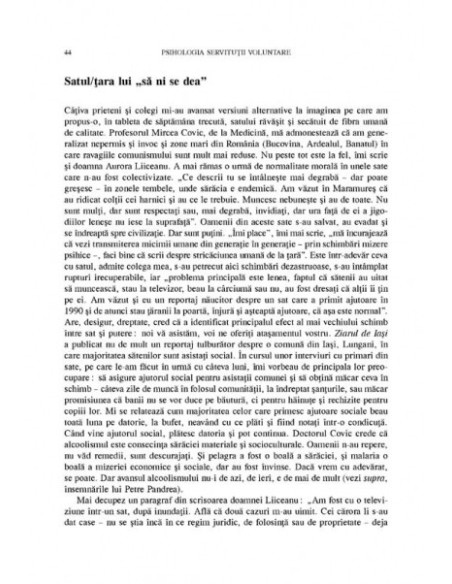 Psihologia servituții voluntare