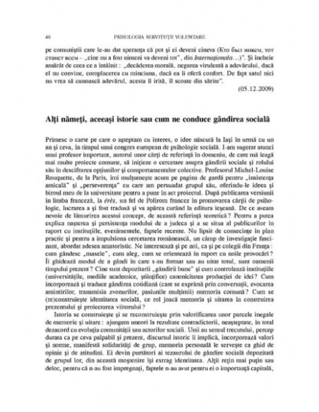 Psihologia servituții voluntare