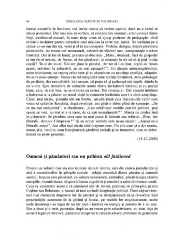 Psihologia servituții voluntare