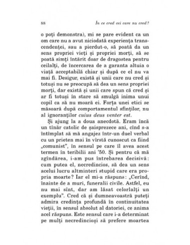 În ce cred cei care nu cred? În ce cred cei care nu cred?