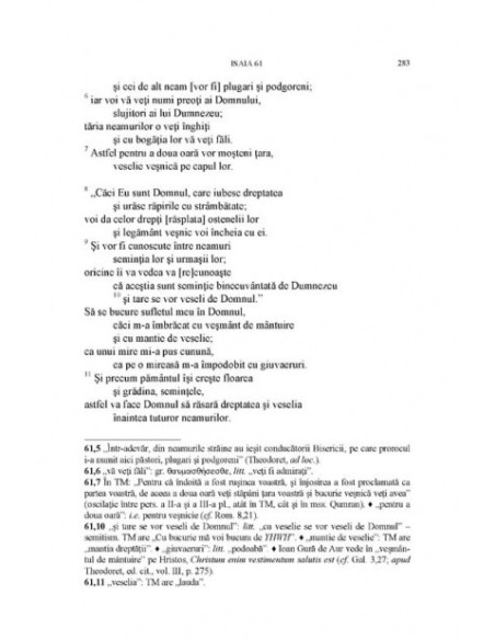 Septuaginta 6/I. Isaia – Ieremia – Baruh – Plîngeri – Epistola lui Ieremia