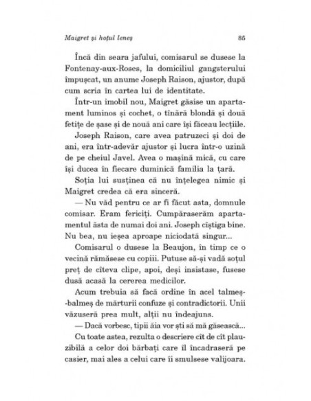 Maigret și hoțul leneș