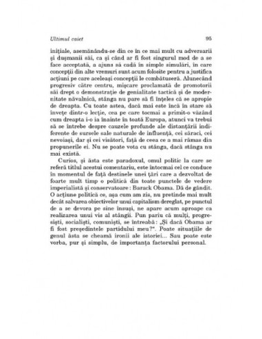 Ultimul caiet. Texte scrise pentru...