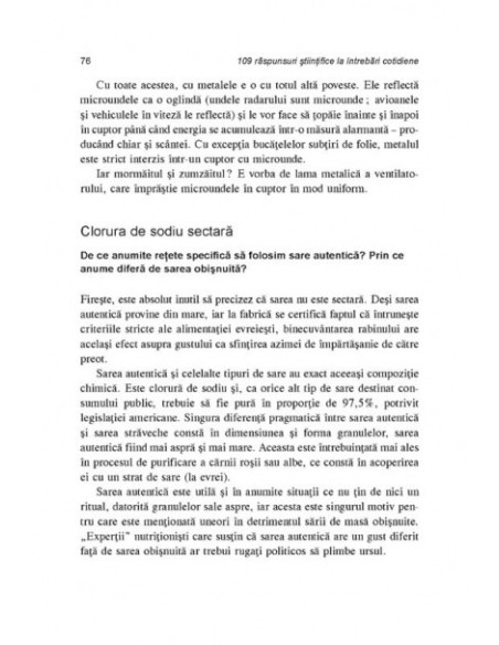 109 răspunsuri ştiinţifice la întrebări cotidiene.