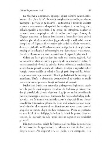 Critica la persoana întîi