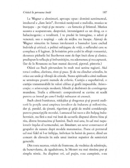 Critica la persoana întîi