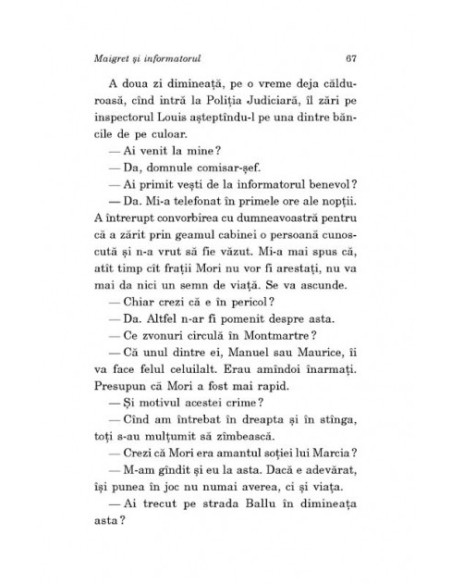 Maigret și informatorul