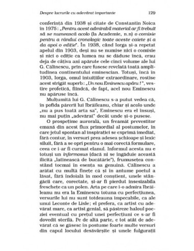 Despre lucrurile cu adevărat...