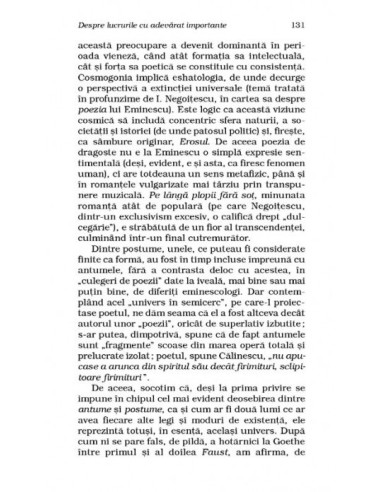 Despre lucrurile cu adevărat...