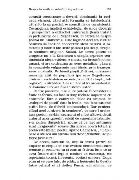 Despre lucrurile cu adevărat importante (ediţie de buzunar)