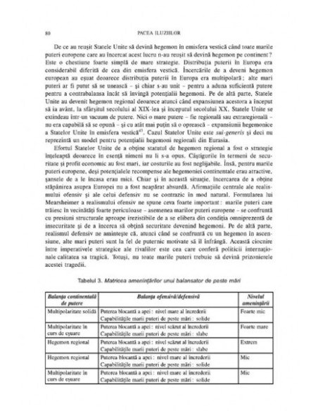 Pacea iluziilor. Marea strategie americană din 1940 pînă în prezent