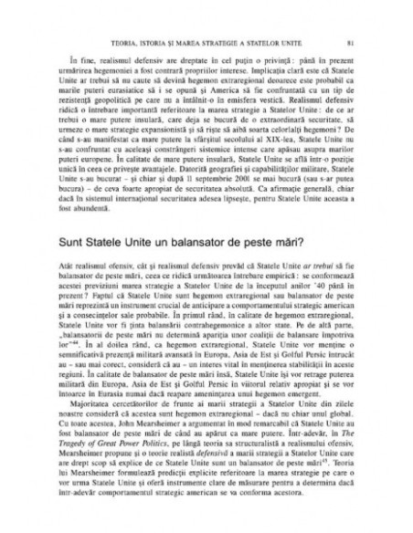 Pacea iluziilor. Marea strategie americană din 1940 pînă în prezent