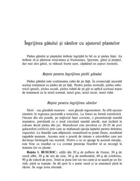 Secretul frumuseții. Tratamente cosmetice naturiste