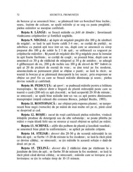 Secretul frumuseții. Tratamente cosmetice naturiste