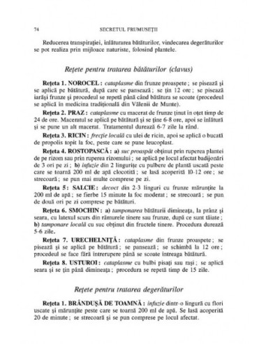 Secretul frumuseții. Tratamente...