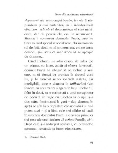 Litera din scrisoarea misterioasă