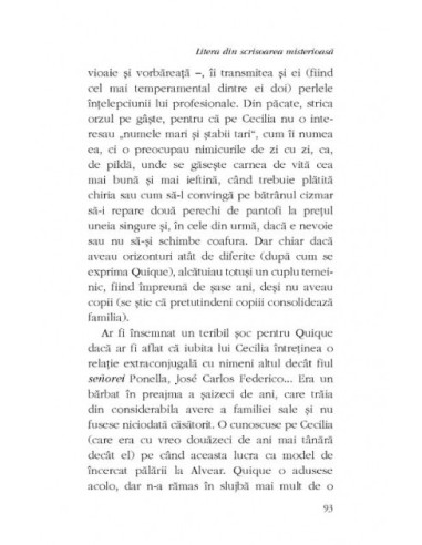 Litera din scrisoarea misterioasă