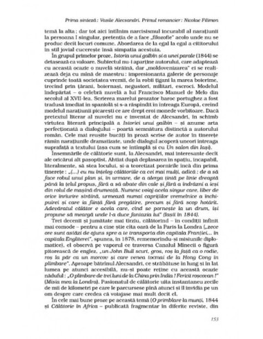 Scurtă istorie. Panorama alternativă...