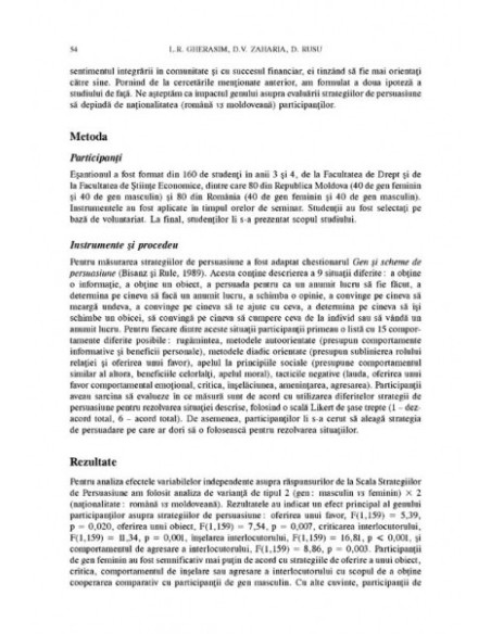 Psihologia Socială. Nr. 27/2011