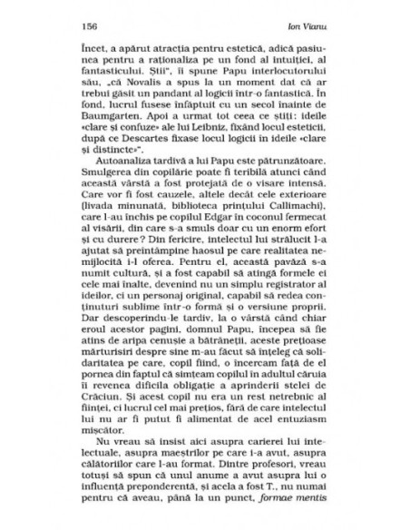 Amor intellectualis. Romanul unei educaţii