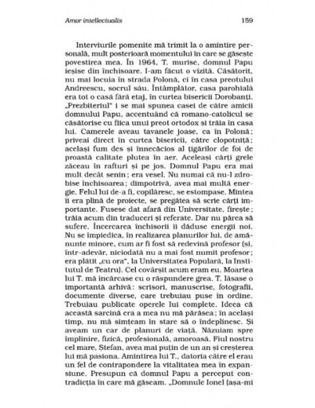 Amor intellectualis. Romanul unei educaţii