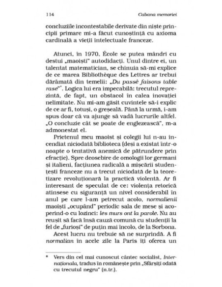 Cabana memoriei (ediţie de buzunar)