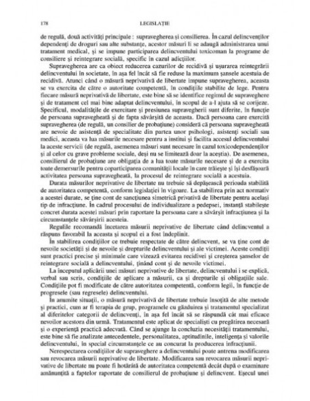 Probațiunea: teorii, legislație și practică