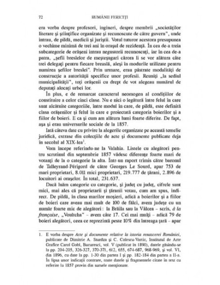 Rumânii fericiți. Vot și putere de la 1831 pînă în prezent