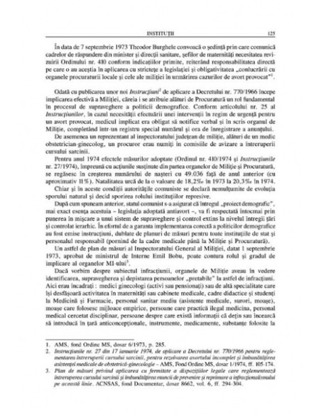 Politica pronatalistă a regimului Ceaușescu. Vol. II: Instituții și practici