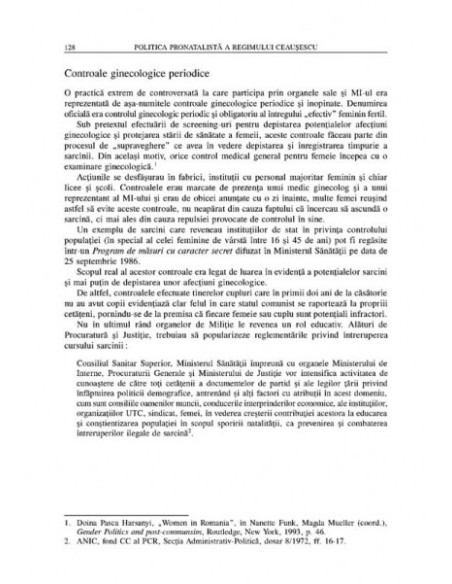 Politica pronatalistă a regimului Ceaușescu. Vol. II: Instituții și practici