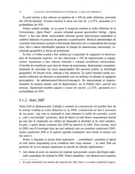 Calitatea învățămîntului superior din România