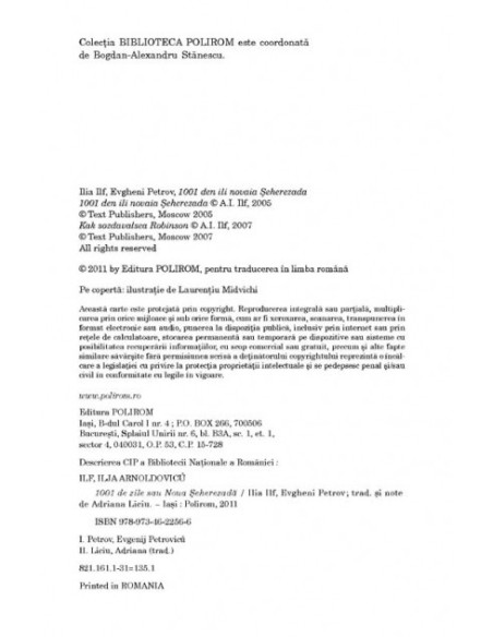 1001 de zile sau Noua Șeherezadă