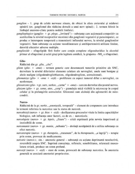 Terminologie medicală şi farmaceutică