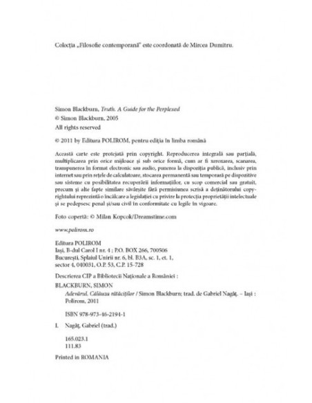 Adevărul. Călăuza rătăciţilor