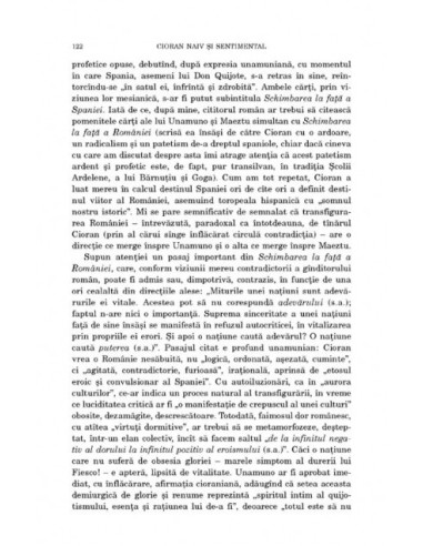 Cioran naiv şi sentimental