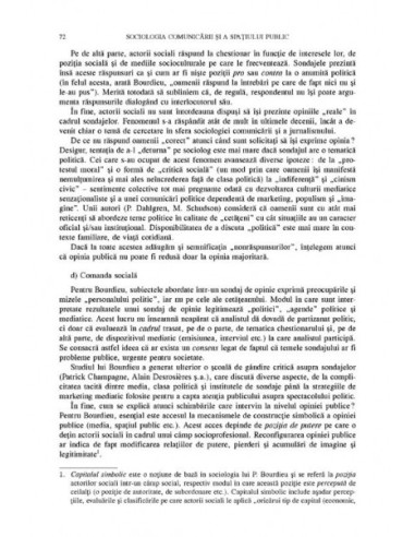 Sociologia comunicării și a spațiului... Sociologia comunicării și a spațiului...