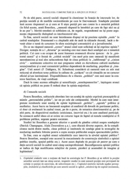 Sociologia comunicării și a spațiului public