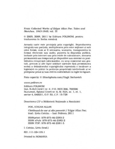 Cărăbușul de aur și alte povestiri