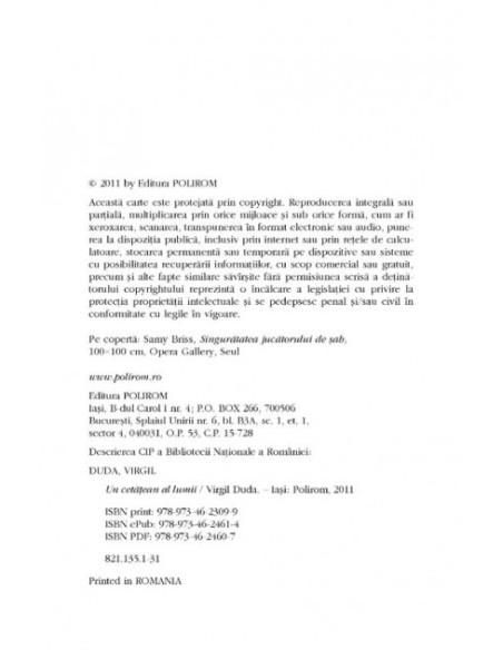 Un cetăţean al lumii