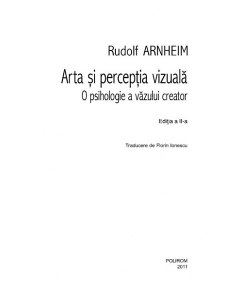 Arta şi percepţia vizuală
