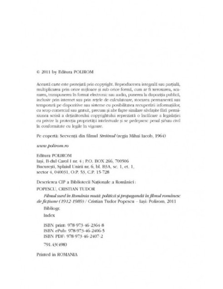 Filmul surd în România mută