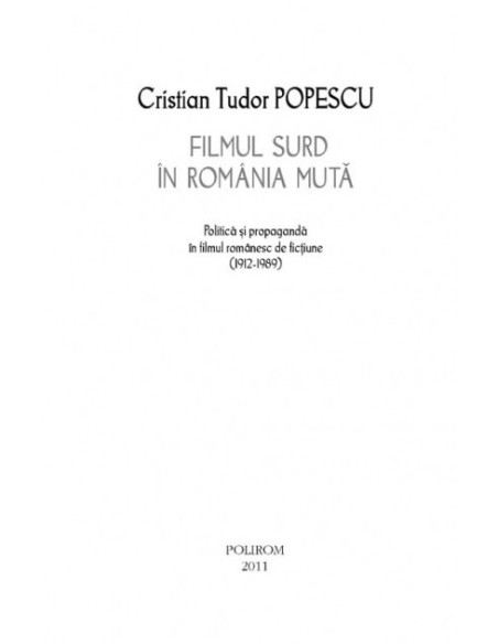 Filmul surd în România mută