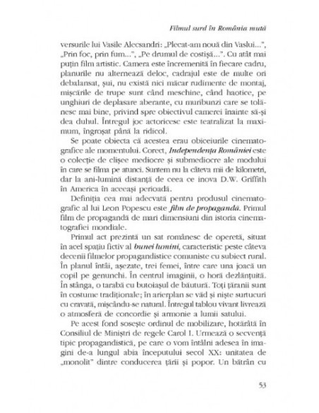 Filmul surd în România mută