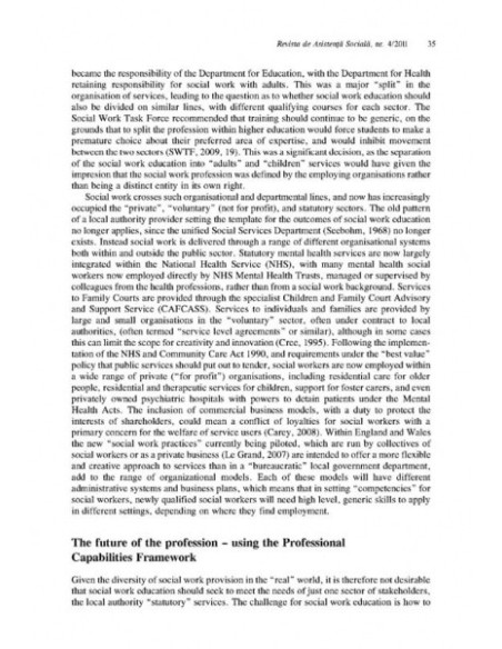 Revista de Asistență Socială. Nr. 4/2011