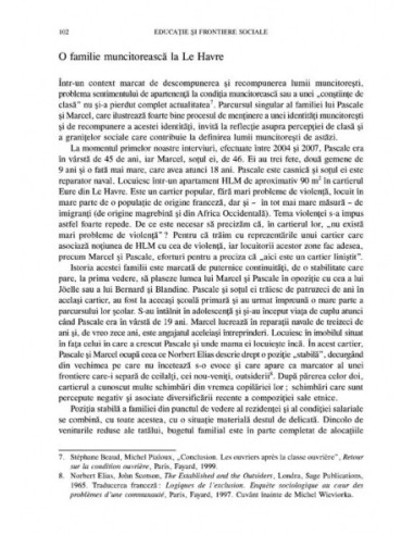 Educație și frontiere sociale:...