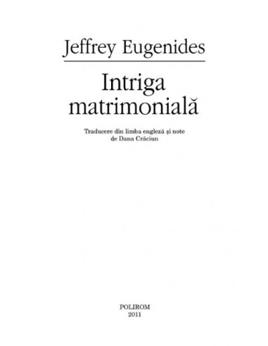 Intriga matrimonială Intriga matrimonială