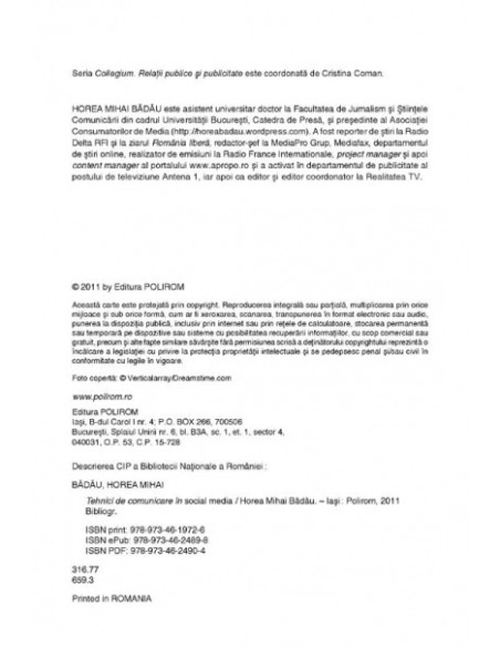 Tehnici de comunicare în social media