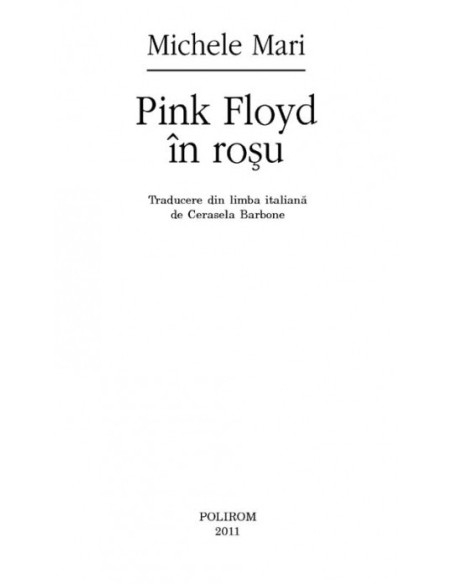 Pink Floyd în roşu